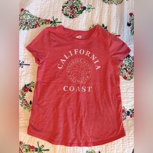 Good Condition SO coral/salmon color shirt size XL ( 14/16 )